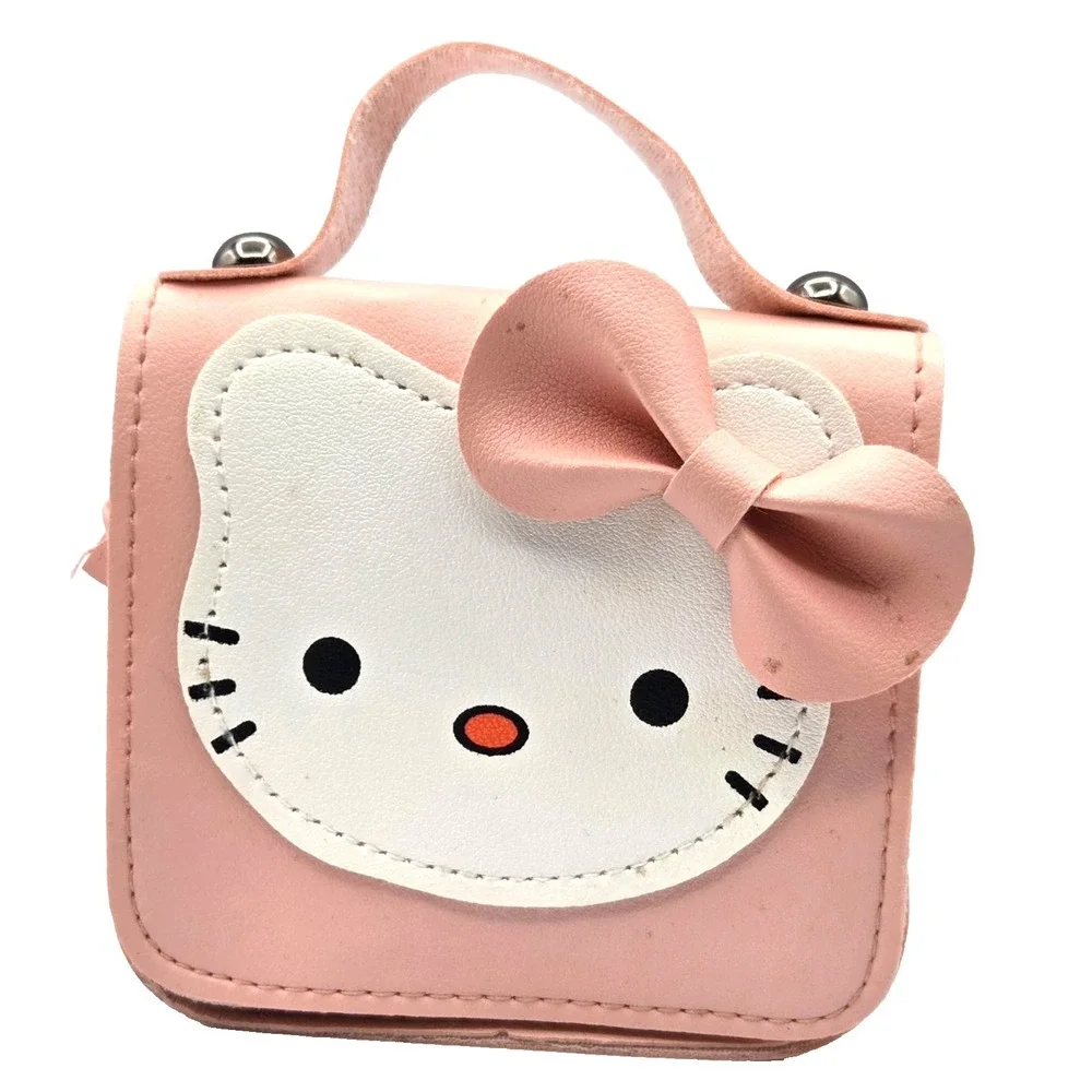 Hello Kitty Mini Crossbody Purse for Little Girls Dusty Rose With Bow‎